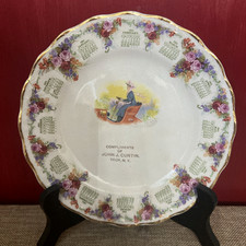 Antique 1911 John J. Curtin Troy,NY  Calendar Plate picture