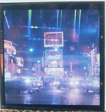 1960s Times Square NYC 120 Slide Jon Henry Coca Cola Canadian Club Neon Photo picture