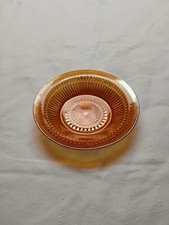 Amber Marigold Carnival Glass Centerpiece Candy Nut Dish Soup Bowl 7