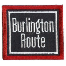 Patch- BURLINGTON ROUTE- Chicago Burlington & Quincy (CBQ) #1995 -NEW-Free Ship picture