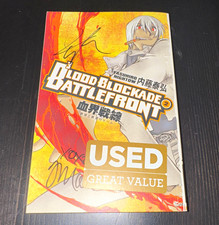 Blood Blockade Battlefront Manga Vol 2 Dark Horse English Signed picture