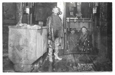 Cripple Creek Colorado Portland Mine Interior RPPC Photo Postcard picture
