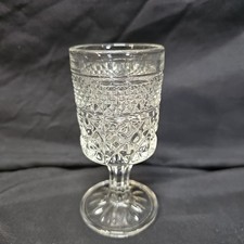 Vintage Anchor Hocking Wexford Pattern 4.5 in tall  picture