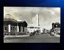 Eureka CA Street Scene Real Photo RPPC Postcard 1940s Divided Back Posted picture