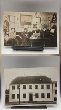 Vintage 1920s RPPC Denmark Nielsine Elving Family Candid Home Interior Tailor picture