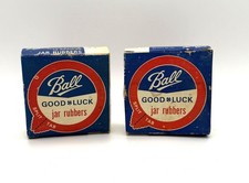 Vintage Ball Good Luck Jar Rubbers – Original Boxes – 2 Boxes with 14 pieces picture