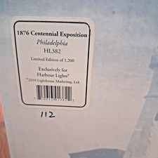 Harbour Lights Rare 1876 Centennial Exposition HL382 Lighthouse #112 COA & Box picture