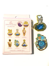 Disney Princess Liquid Perfume Bottle S2 Mystery pin. New/box. You Choose. picture