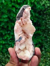 256g Natural Stilbite with Heulandite on Base Mineral Specimen picture