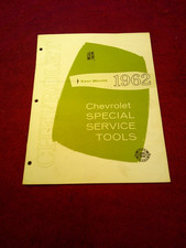 1962 Chevrolet Special Service Tools Kent More Dealership Tool Catalog picture
