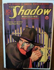The Shadow July 1934 VG+ Trimmed Chain of Death Walter B Gibson George Rozen picture