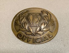 1942 TOP EXECUTIVE’S CLEVELAND OH. C T S  CLEVELAND TRANSIT SYSTEM NO. 75 BADGE picture