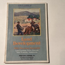 Vintage 1923 Hercules Dynamite Powder Ephemera Redding CA McCormick Saeltzer picture