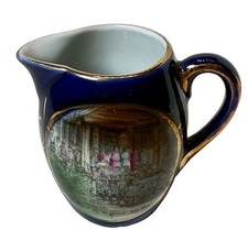 SUNBURY PA Pennsylvania ORPHANS 1907 Antique COBALT Souvenir TRINKET CREAMER picture