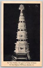 Raphael Tuck's Postcard~ Royal Wedding Cake~ Royal Highness Princess Elizabeth picture