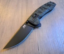 SOG Knives TAC-XR 12-38-07-41 Custom Camo CRYO D2 Steel Blackout G-10  picture