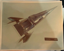 Vintage NASA Aerospace Concept Art & Wind Tunnel Photo Master Lot - 18 Pcs picture