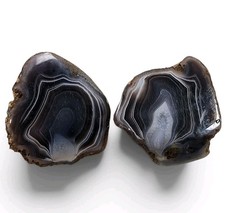 Agate Botswana Polished Pairs 87.8 grams. picture