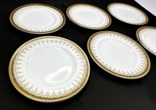 Paragon Athena Bone China Bread Butter Plate Set of 6 Royal Doulton Gilt 6.25