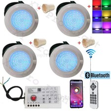 RGB LED Pool Light 12W Bluetooth APP Control DC12V Outdoor/Indoor Underwater Lig picture