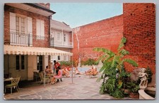 Chateau Motor Hotel Pool & Patio, New Orleans LA. 1996 Vintage Postcard TS-177 picture