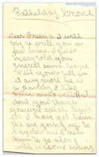 Vintage 1900s Handwritten Letter Between Friends ( From Pennsylvania ) - 2 Pages picture