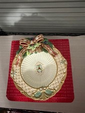 Fitz and Floyd Christmas serving dish with box  picture