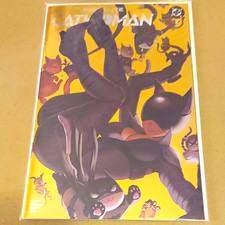 DC Universe Catwoman #1 Exclusive Gold Foil Variant Cover by Rachta Lin LTD 1000 picture