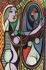 Picasso Wall Art Print Girl Before a Mirror 66x44 Extra Large New picture