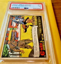 PSA 1936 G-Men and Heroes of the Law - Card # 13 A DUEL TO THE DEATH VG3 picture