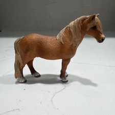 Schleich DARTMOOR PONY STALLION 13692 Light Brown Horse Figure 2010 picture