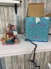 RARE FULLY WORKS Disney Little Mermaid Under The Sea Snow Globe Water Fountain picture