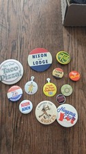 Vintage 60s-90s  Pins Button Lot picture