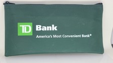 TD Bank Green deposit bag A. Rifkin Company, USA picture