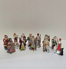 Lenox Miniature Santa Collection Figurines 1994 Set of 12 picture