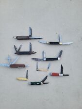 Vintage LOT 9 Pocket Knives Schrade, Ranger, Camillus, Winchester, Barlow Carvel picture