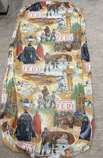 Vintage 1983 Star Wars Return of the Jedi Flat TWIN Muslin Sheet USA 66.5x90.5” picture