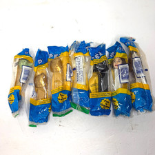 Vintage PEZ Dispensers Lot of 7 Original Bags Gold Figures Mixed - No Candy picture