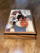 Ercolano Wooden Music Box Concerto Barocco By Rosina Wachtmeister EUC Made Italy picture