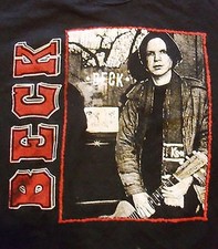 Rare Beck Odelay Tour  All Size Black Shirt Gift Family picture