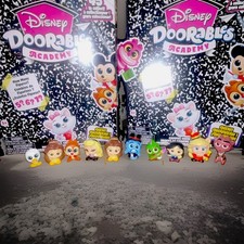 Disney Doorables Academy Mystery Packs Mini Figure Lot + 2 Packs/Boxes Sealed picture