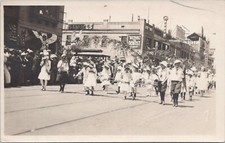 RPPC Sacramento California Parade Street Scene 