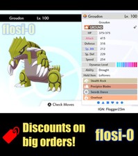 Pokemon Sword and Shield 6IV Shiny Groudon picture