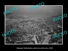 Nijmegen Netherlands Holland Town Aerial View c1940 2 Old Large Historic Photo picture