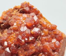 118 Gm Perfect Attractive Extremely Rare Red Hessonite Garnet Specimen~AFG picture