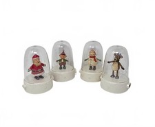 2008 Hallmark Happy Tappers Set of 4 Musical Dancing Christmas Figures picture
