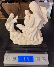 Vintage 1995 Roman Inc Millennium Peace On Earth Figurine Mother Mary Angel picture