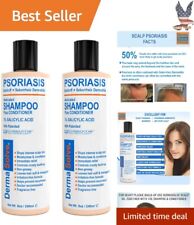 Scalp Psoriasis Shampoo & Conditioner - Seborrheic Dermatitis - 8 oz (pack 2) picture