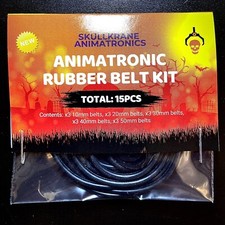 Animatronic Rubber Belt Kit - Repair Gemmy and Spirit Halloween Animatronics picture