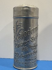 VTG ATQ SHAVING BRUSH CASE TIN KALODERMA F WOLFF & SOHN Germany 1910? picture